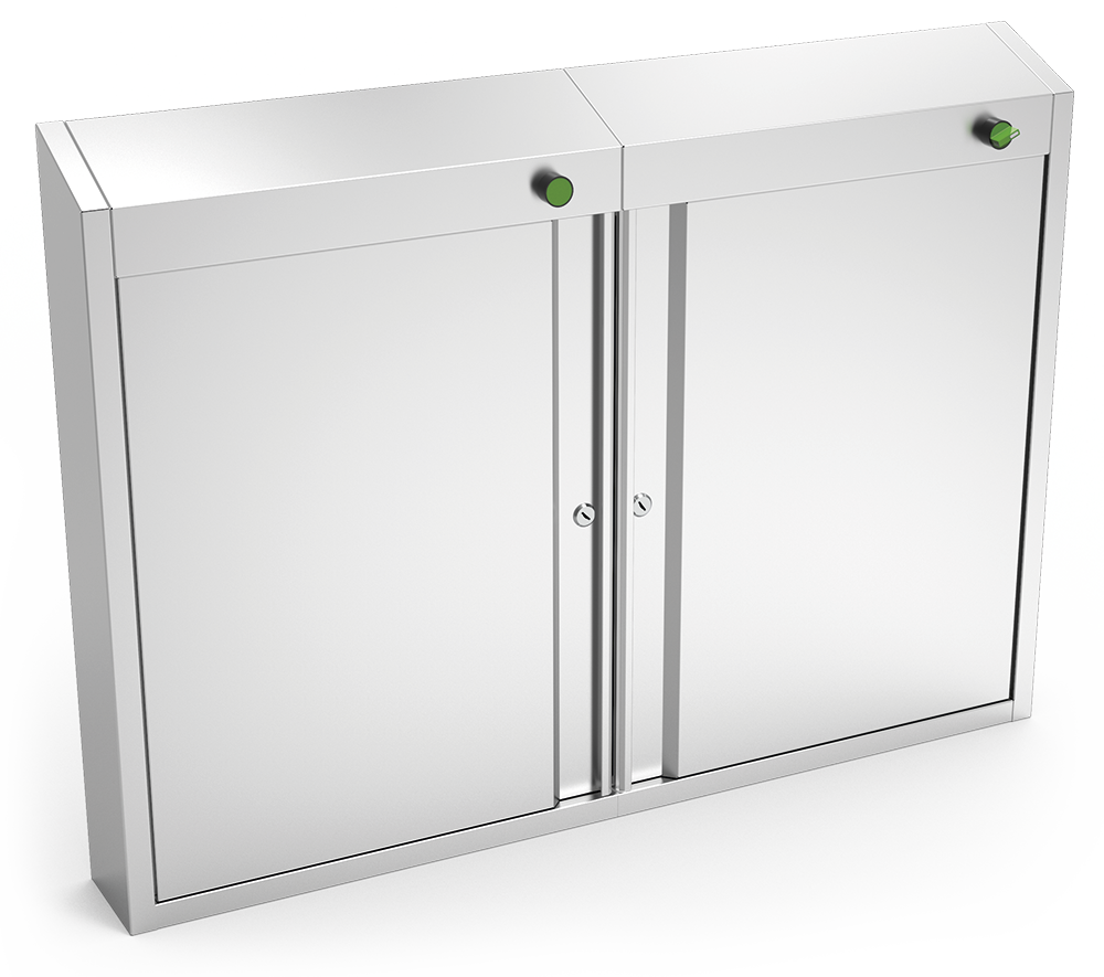 Armario esterilizador de ozono de 996x120x722 mm.
