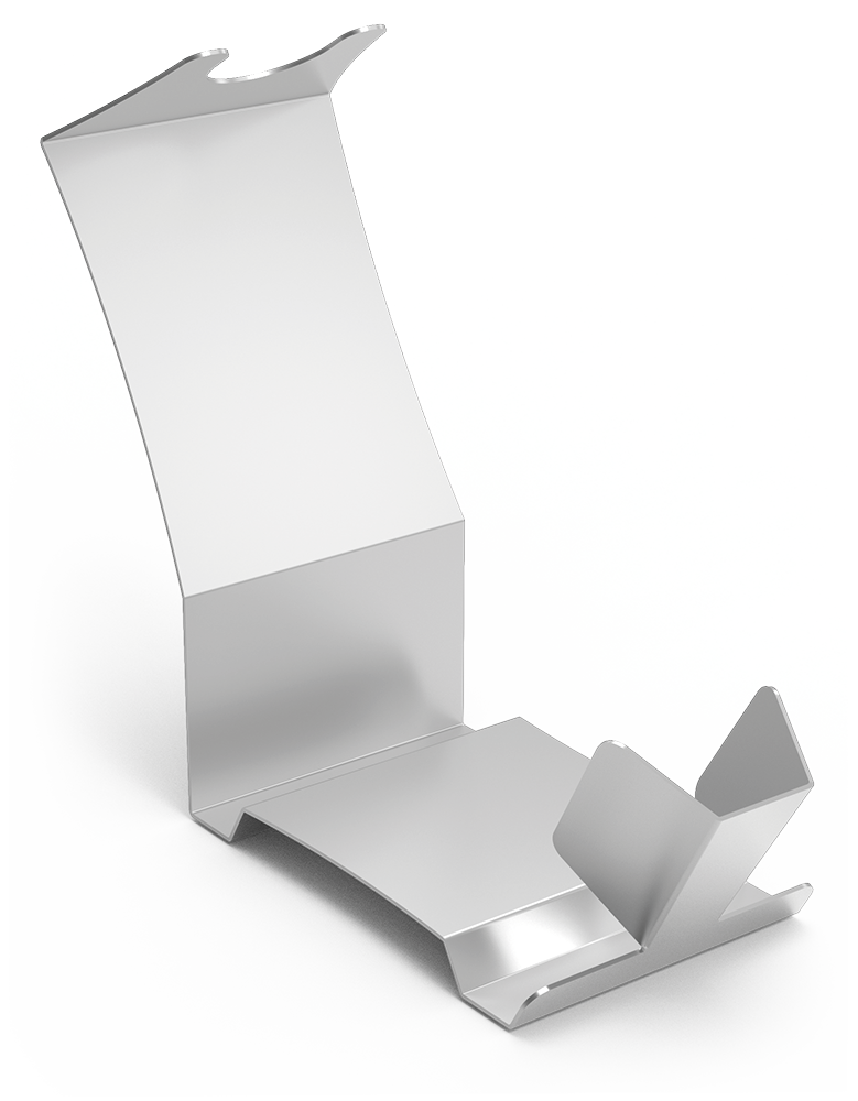 Portalacones en acero inoxidable 393x155x340 mm.