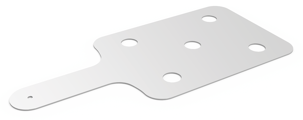 Pala acero inox para embutidos grande