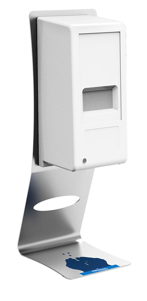 Dispensador de gel hidroalcohólico de sobremesa