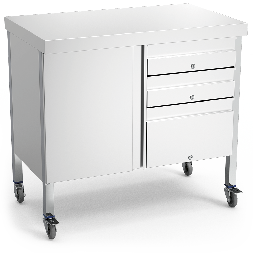 Mesa central para exteriores 1000x600x930 mm.