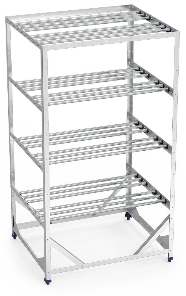 Palet para embutidos 4 niveles 1153x953x2033 mm.