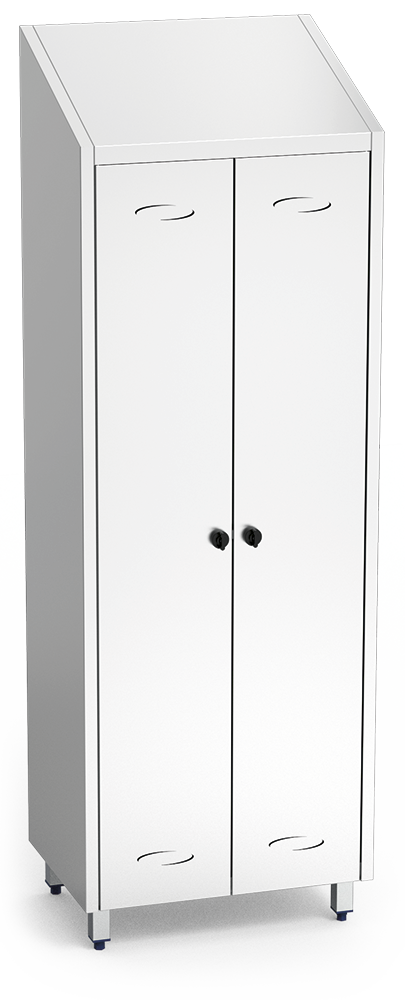 Armario de limpieza de 680x480x2010 mm.