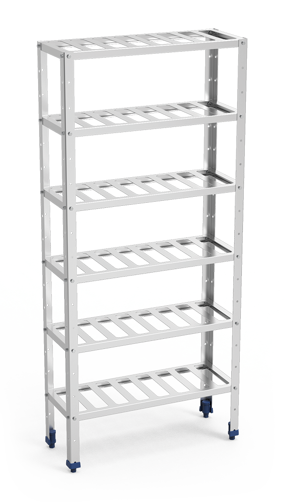Estantería para almacenaje de botellas 1000x300x1750 mm.