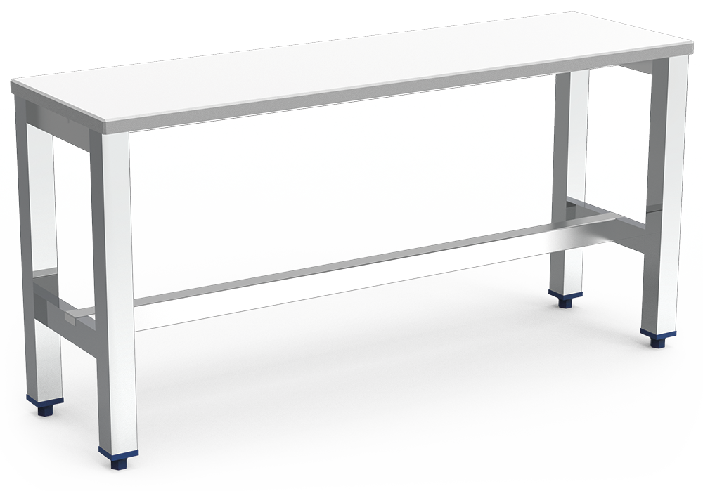 Banco para vestuario de 1000x300x500 mm.